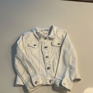 Girls 5T white denim jacket